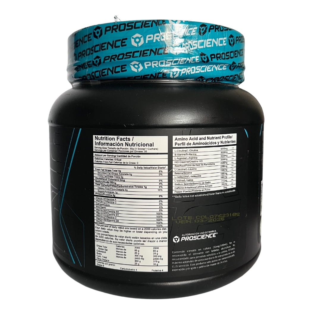 Pre Workout Intenze Serv Proscience Fruit Punch Colsports