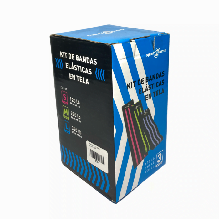 Kit de Bandas de tela x3 Sportfitness - Image 2