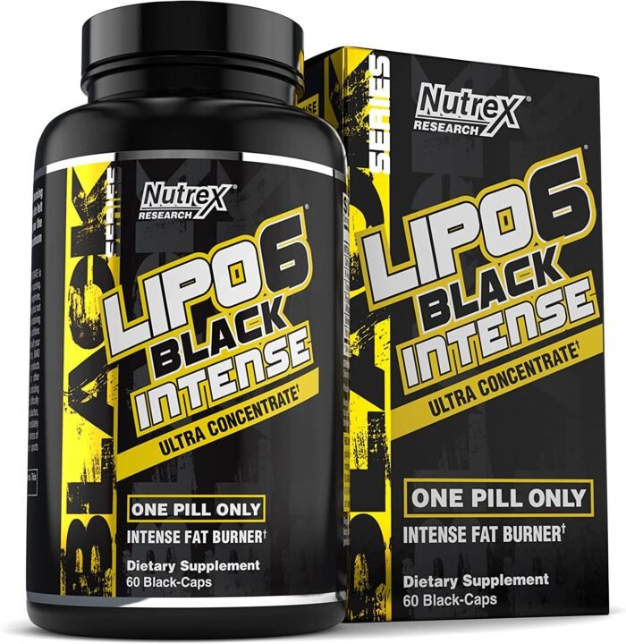 Burner Lipo 6 Black Intenze 120 Caps - Nutrex - Image 2