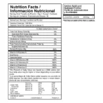Tabla nutricional best protein 2lb