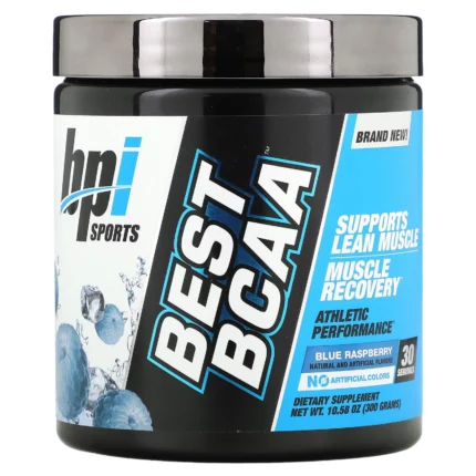 Imagen frontal de los aminoacidos BEST BCAA de 300g