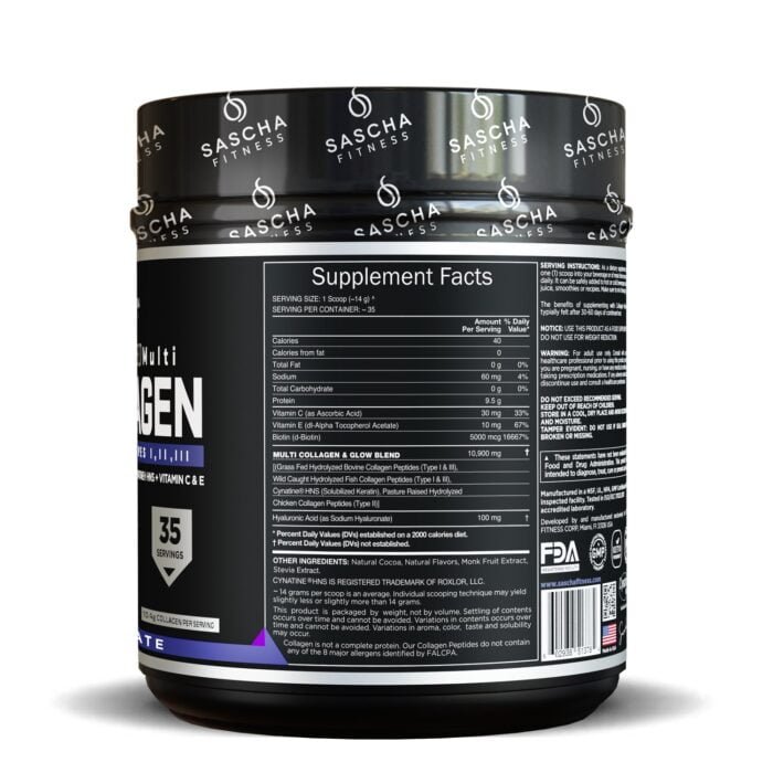 Colágeno hidrolizado - Sascha Fitness - Sin sabor - Image 4