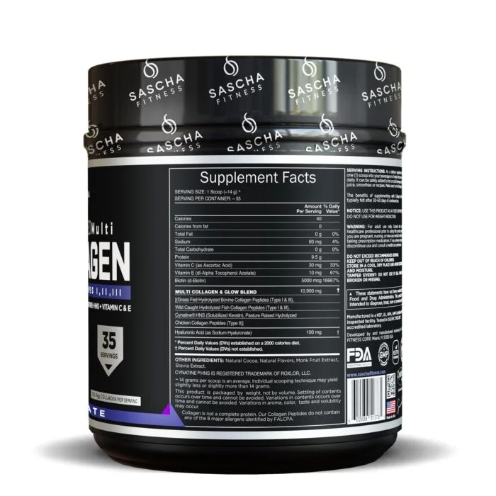 Colágeno hidrolizado - Sascha Fitness - Sin sabor - Image 4