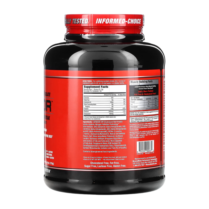 Carnivor 4lb - Musclemeds - Vainilla Caramelo - Image 2