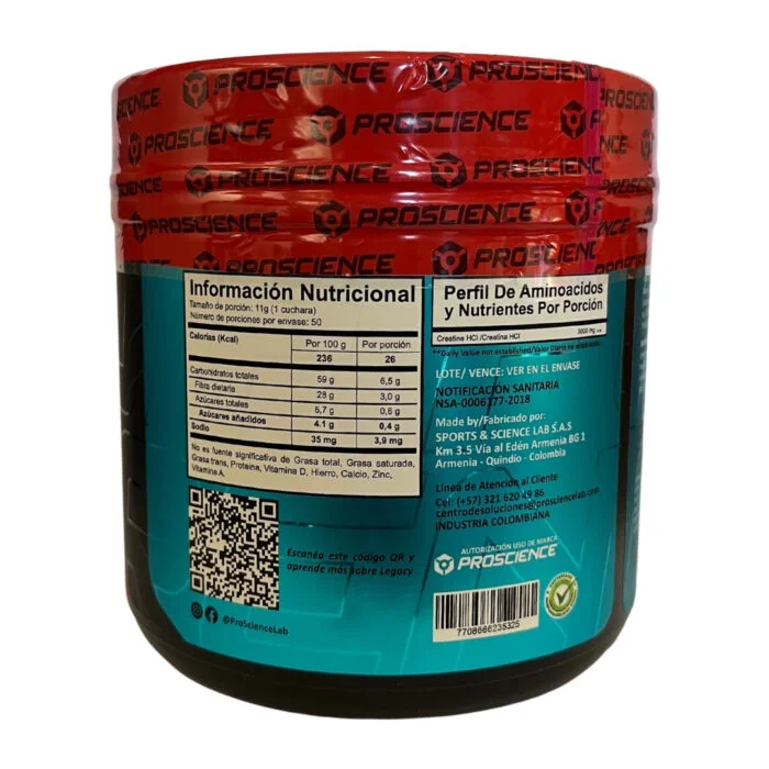 Creatina Legacy 50 serv - Proscience - Frutos rojos - Image 3