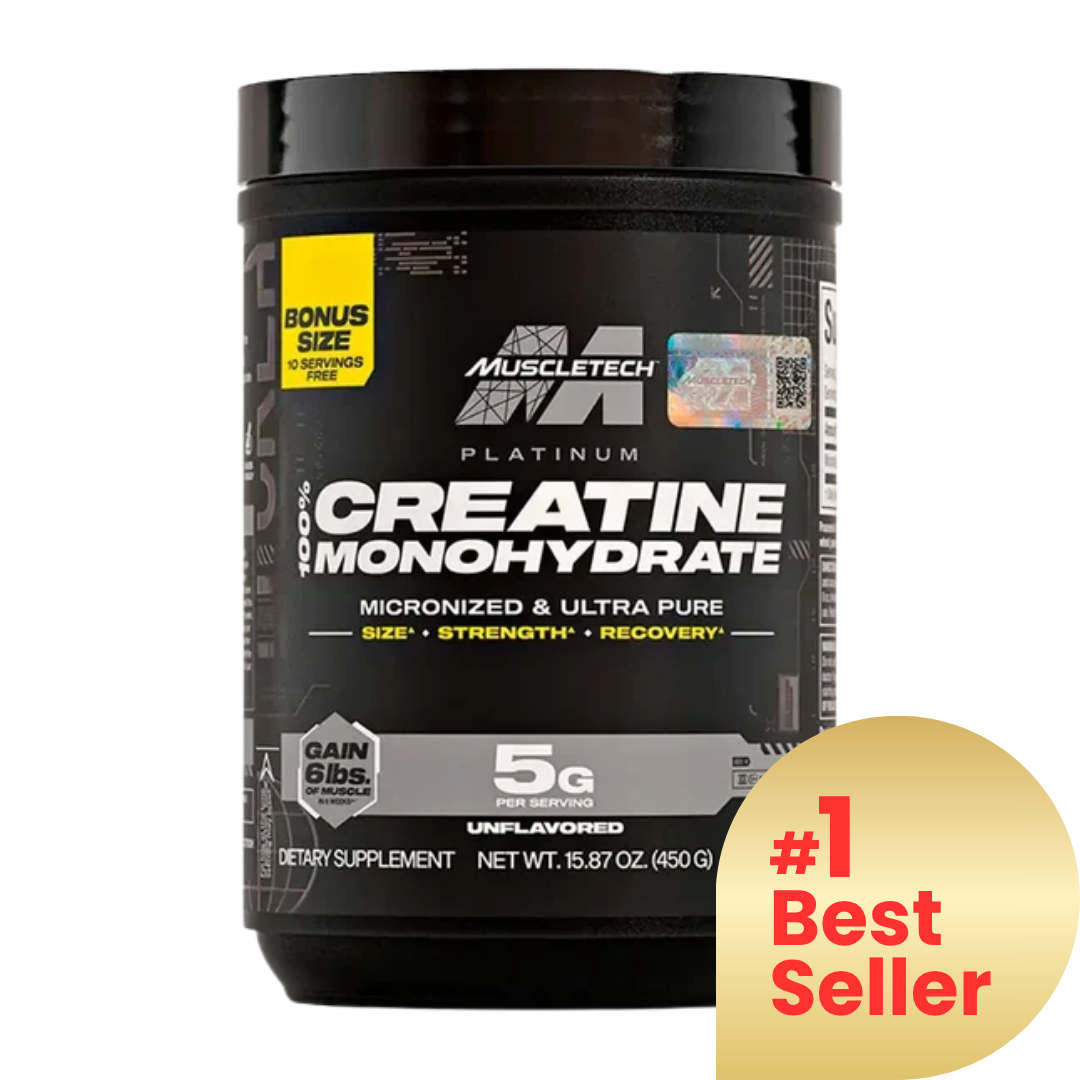 CREATINAPLATINUM90SERV Creatina Monohidratada Platinum 90 serv 450 gr - Muscletech - Image 1
