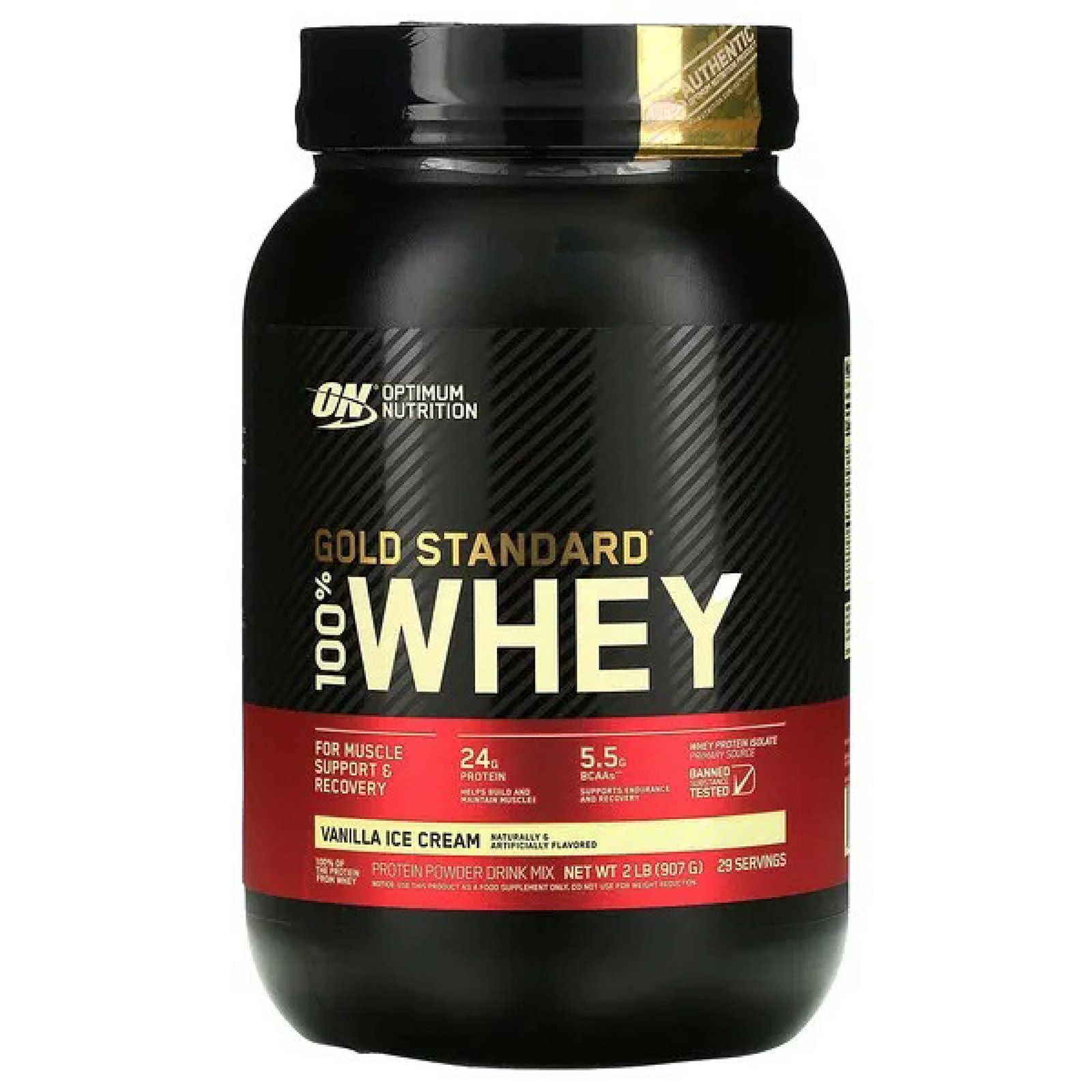 WHEY-GOLD-2-LIBRAS-VAINILLA-ICE-CREAM-OF-01-1-scaled Whey Gold Standard 2lb - Optimum Nutrition - Vainilla - Image 1