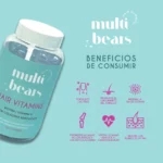 Multivitamínico Multibears 60 Gummies Biotina + Vitamina E + Colágeno - Image 4