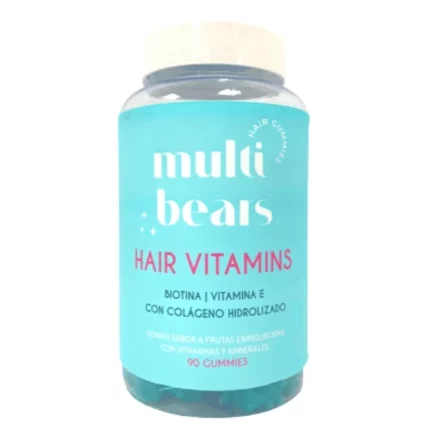 Multivitamínico Multibears 60 Gummies Biotina + Vitamina E + Colágeno