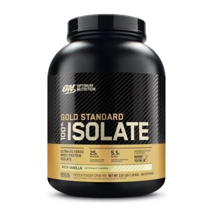 Gold Standard 100% Isolate 3lb - Optimun Nutrition - Vainilla