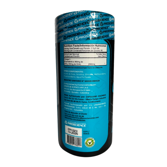 Omega 3 120 Caps - Proscience - Image 4