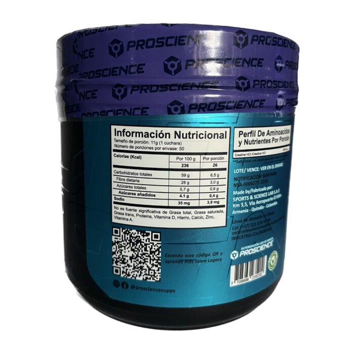 Creatina Legacy 50 serv - Proscience - Uva - Image 2