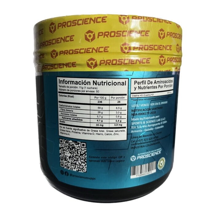 Creatina Legacy 50 serv - Proscience - Mandarina - Image 2