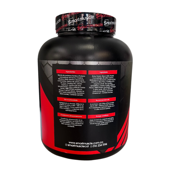 Proton Gainer 6lb - Smartmuscle - Cookie Vainilla - Image 2